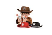 Kostumer - Boland Cowboy hat Wild - 04105