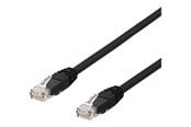 Netværkskabel - Deltaco patch cable - 50 m - black - Sort - 50m - TP-650UV