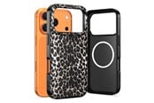 Mobil - Covers & Cases - Tech-Protect Lamano MagSafe Case for iPhone 17 Pro - Black & Brown - 5906302335336