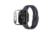 Smartwatch - Tilbehør - AmazingThing Radix Glass Screen Protector with Case for Apple Watch UItra 3 49mm - Black - AIW49RBK