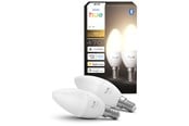 Smart Home - Philips Kerte - E14 pære - White - 2-pak - 929004295902