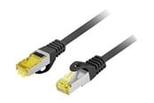 Netværkskabel - Lanberg patch cable - black RAL 9004 - Sort - PCF6A-10CU-0025-BK