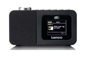 DAB, netværks- og clockradio - Lenco CR-625BK - DAB radio - DAB/DAB+/FM - Sort - CR-625BK