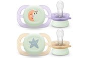 Baby Udstyr - Philips Avent Pacifier ultra start Nighttime - SCF075/17