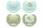 Baby Udstyr - Philips Avent Pacifier ultra soft dag og nat - SCF094/09
