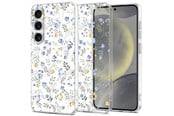 Mobil - Covers & Cases - Tech-Protect FlexAir Case for Samsung Galaxy S25 - Daisies with Leaves - 5906302360444