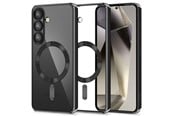 Mobil - Covers & Cases - Tech-Protect MagMat MagSafe Case for Samsung Galaxy S25 - Clear and Black - 5906302360055