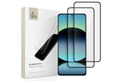 Mobil - Beskyttelsesglas - Tech-Protect Glass Fit +2-Pack Tempered Glass for Xiaomi Redmi Note 14 4G / 5G - Black - 5906302361281