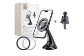 Mobil - Andet Tilbehør - Tech-Protect N56 Car Mount for Dashboard Window or Air Vent Grille - Black - 5906302360703
