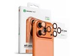 Mobil - Beskyttelsesglas - AmazingThing Lens Glass for iPhone 17 Pro / Pro Max - with Orange Frame - IP17CAM3OGLA