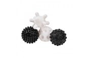 Babylegetøj - Akuku Soft sensory balls black/white (4 pcs) - A0469