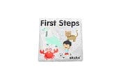 Babylegetøj - Akuku Soft bath book with squeaker FIRST STEPS - A0477