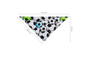 Baby Udstyr - Akuku Baby bandana (1 pc) snap fastener FOOTBALL - A1504