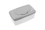 Baby Udstyr - Akuku Box for water wipes grey/white - A0532