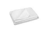 Baby Udstyr - Akuku Waterproof bed pad terry 60 x 120 cm WHITE - A1284