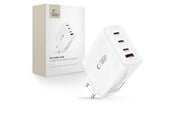 Mobil - Adaptere & Opladere - Tech-Protect NC140W-GAN 4-Ports 140W AC Charger - White - 5906302335947