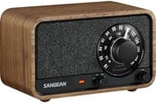 DAB, netværks- og clockradio - Sangean WR-8 AM/FM/Bluetooth Radio Vintage Walnut - AM/FM - Mono - Valnød - A500545