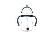 Baby Udstyr - Akuku Non-spill cup with weighted straw BLUE/GREY - A0166