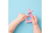 Baby Udstyr - Akuku Silicone teether/toothbrush SNAIL_pink - A0115