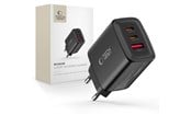 Mobil - Adaptere & Opladere - Tech-Protect  NCA65W-GAN 3-Ports 65W AC Charger - Black - 5906302336081