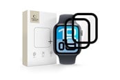Mobil - Beskyttelsesglas - Tech-Protect Glass Flex+ 2-pack for Apple Watch 44mm - Black - 5906302336098