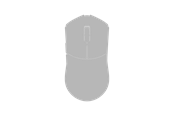 Mus - WLMouse BEAST G Medium Wireless - Gaming Mus - Optisk - 5 knapper - Hvid - BG-M-WHITE