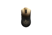 Mus - WLMouse BEAST G Medium Wireless X FEIRENZAI - Black Gold (Limited Edition) - Gaming Mus - Optisk - 5 knapper - Sort - BG-M-FRZ-ZGM-BLACK