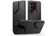 Mobil - Covers & Cases - Tech-Protect Kevlar Aura MagSafe Case for Samsung Galaxy S26 Ultra - Black and Orange - 5906302352425