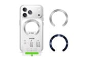 Mobil - Andet Tilbehør - Tech-Protect MMP-210 MagSafe 2-Pack Magnetic Ring - Silver / Navy Blue - 5906302352555