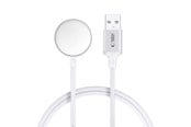 USB kabel - Tech-Protect UltraBoost USB-A Inductive Charger for Apple Watch 1m - White - 5906302360093