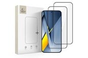 Mobil - Beskyttelsesglas - Tech-Protect  Glass Fit+ 2-pack for Xiaomi Poco F8 Pro Ultra - Black - 5906302352661