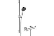 Brus og monteringstilbehør - Hansgrohe Activera Select S brusersystem 95 2jet EcoSmart m/Ecostat Fine og bruserstang 65cm krom - 28876000