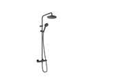 Brus og monteringstilbehør - Hansgrohe Vernis Blend Showerpipe 200 med termostat mat sort - 26276670