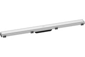 Afløb - Hansgrohe RainDrain Match kappesæt til flise bruseafløb 900 mm med højdejusterbar ramme hvid - 56040450