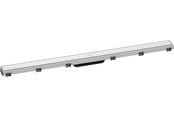 Afløb - Hansgrohe RainDrain Match kappesæt til flise bruseafløb 1000 mm med højdejusterbar ramme hvid - 56041450
