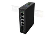 Switch - Lanberg - switch - 4 ports - unmanaged - rack-mountable - ILGE-4P-2S-90