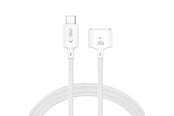 USB kabel - Tech-Protect MMC01 Ultraboost USB-C / USB-C MagSafe 3 140W 200cm Cable for MacBook - White - 5906302323296