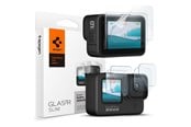 Actionkamera tilbehør - Spigen Glass.tR Slim Tempered Glass + Film 2-Set for GoPro Hero 9 / 10 / 11 / 12 - Transparent - AGL03045