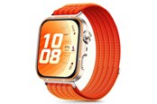 Smartwatch - Tilbehør - Tech-Protect Nylon Strap on an Huawei Watch Fit 3 / 4 / 4 Pro / 5 / 5 Pro - Orange - 5906302323654