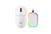 Mus - MCHOSE A7 V2 Ultra+ Lightweight Wireless - Gaming Mus - Optisk - 5 knapper - Hvid - HW-A7V2-10