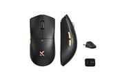 Mus - MCHOSE K7 Ultra Lightweight Wireless (Black Gold) - Gaming Mus - Optisk - 5 knapper - Sort - HW-K7-13