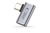 USB kabel - Tech-Protect Ultraboost AA01 USB-C Angle Adapter - Grey - 5906302360284