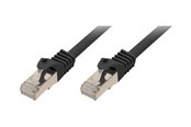 Netværkskabel - shiverpeaks BASIC-S patch cable - 3 m - black - Sort - 3m - BS75513-S