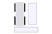 Kabinet Tilbehør - Lian Li LAN3-1W - system cabinet dust filter kit - LAN3-1W