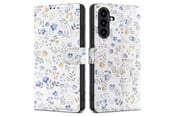 Mobil - Covers & Cases - Tech-Protect Wallet Case for Samsung Galaxy A56 5G - White Daisies - 5906302362196