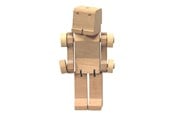 Trælegetøj - Primi Passi - Wooden Transforming Robot/Truck - PP3501