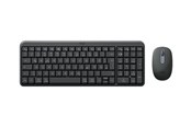 Tastatur - Logitech MK250 - keyboard and mouse set - QWERTZ - German - graphite Input Device - Tastatur & Mus sæt - Tysk - Sort - 920-013552