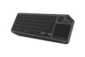 Tastatur - Natec TURBOT 2 - keyboard - 75% compact - with touchpad - QWERTY - US - black grey Input Device - Tastatur - Amerikansk engelsk - Grå - NKL-2317