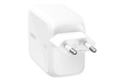 Mobil - Adaptere & Opladere - Belkin BoostCharge 67W USB-C with Retractable USB-C Wall Charger - PPS - WCH022KQWH