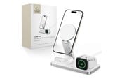 Mobil - Adaptere & Opladere - Tech-Protect QI15W-A47 MagSafe 3in1 Inductive Charger + USB-C Cable - White - 5906302362530